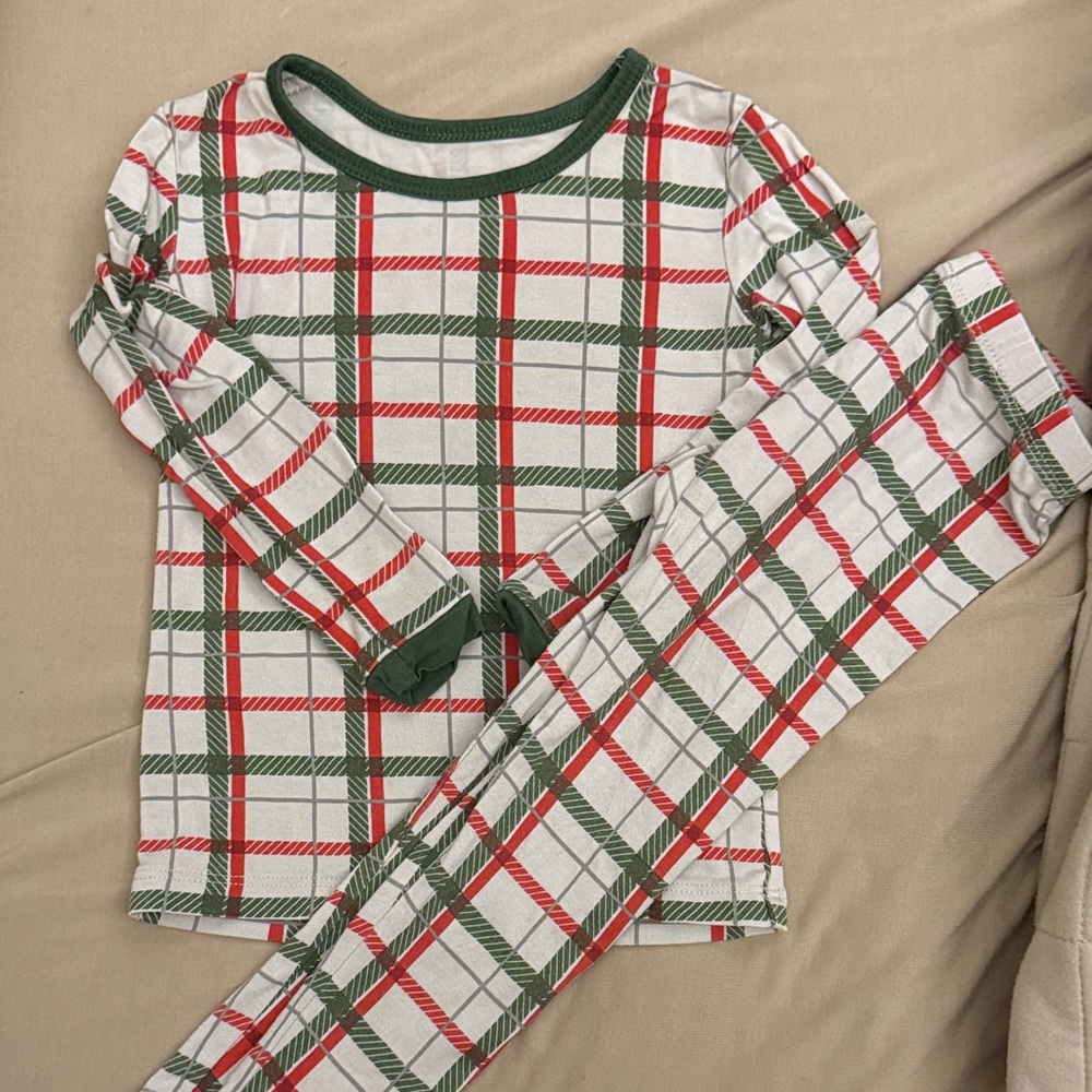 Kyte baby plaid pjs